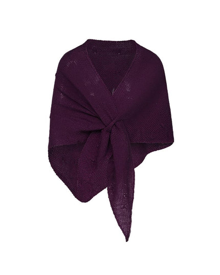 Omslasgdoek bolletjes patroon Lavendel Acryl