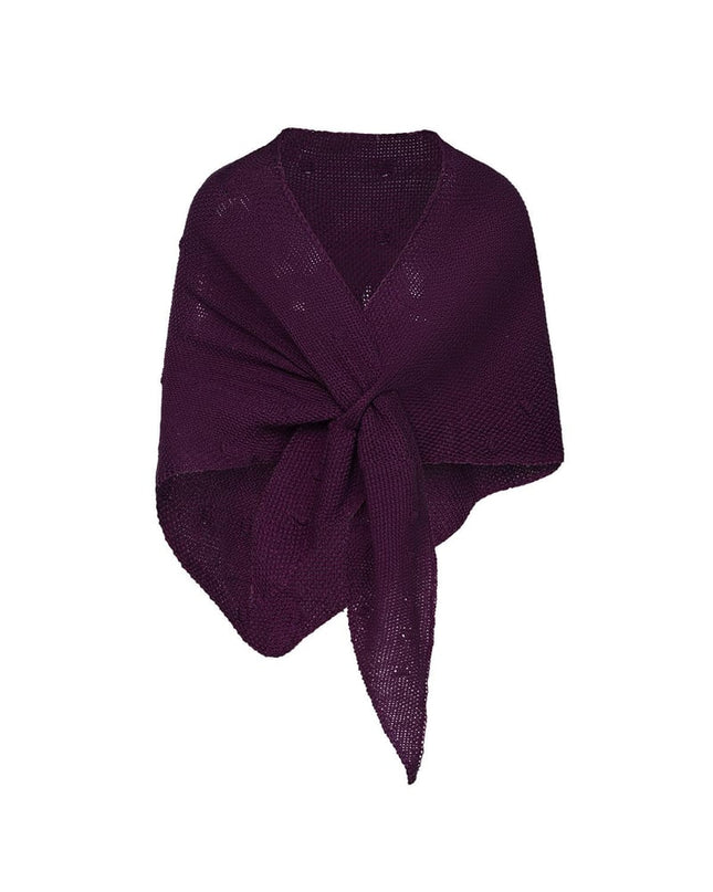 Omslasgdoek bolletjes patroon Lavendel Acryl