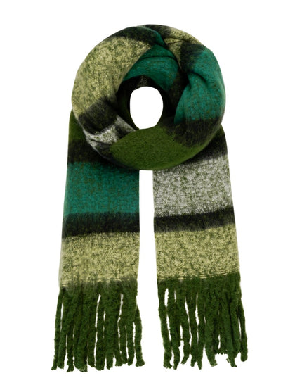 Sjaal met strepen multi - groen