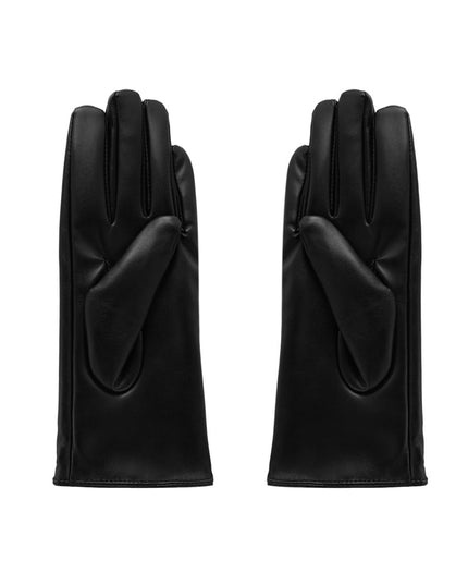 Handschoenen PU met studs en rits