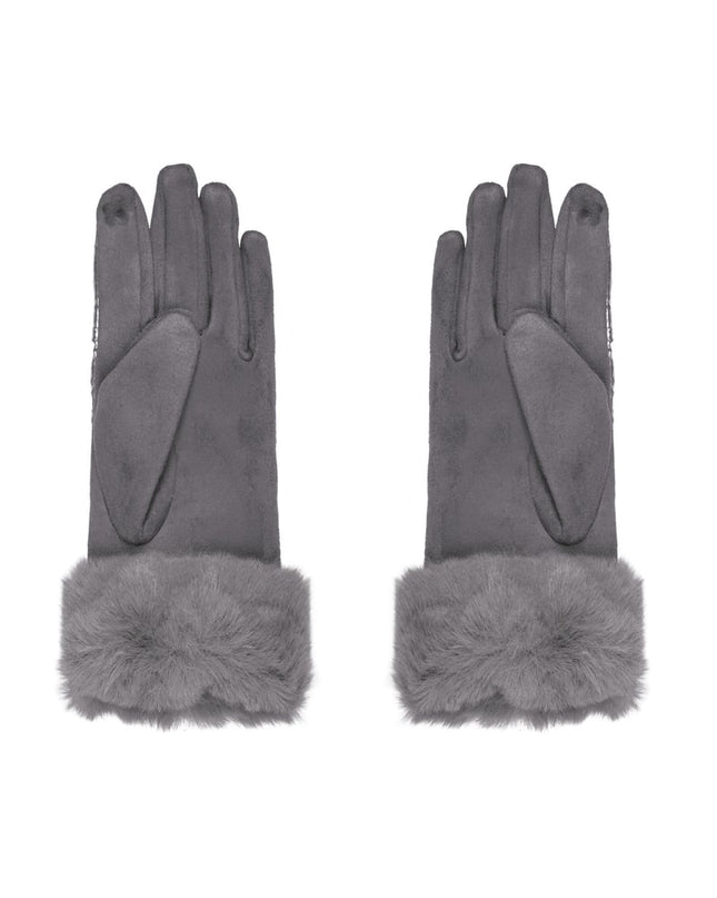 handschoenen gestkt met faux fur