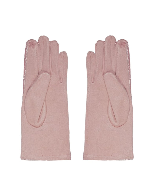 Handschoenen met gestikt patroon