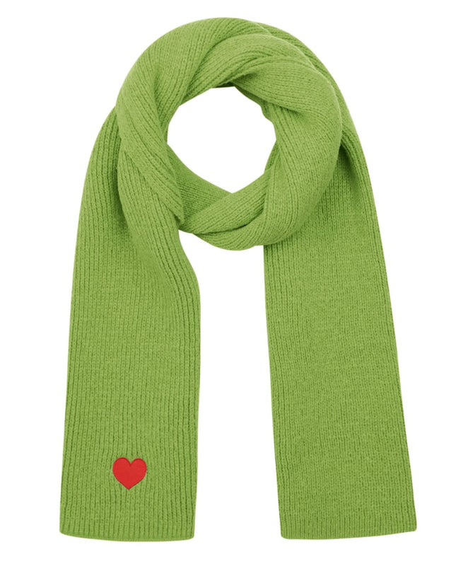 Wintersjaal met hart detail