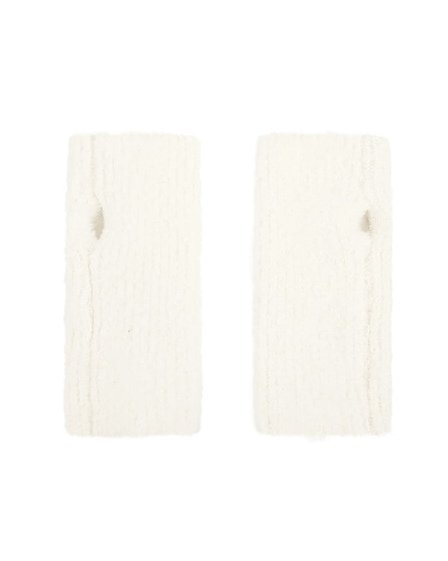 Gloves with hole - camel