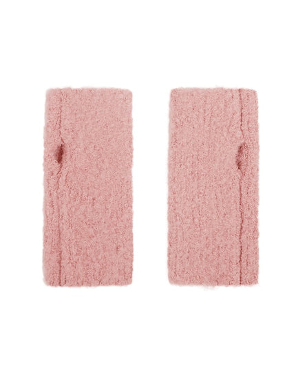 Gloves with hole - camel