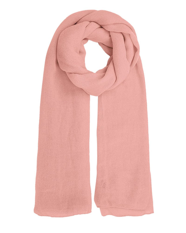 Sjaal effen kleur - koraal roze