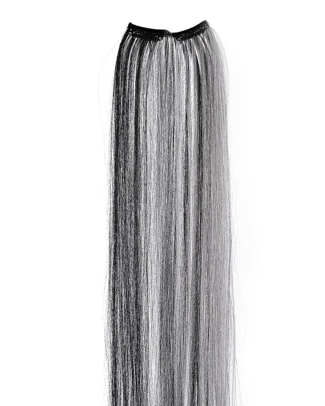 Single clip in just for u - zwart / wit