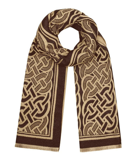 Sjaal met luxueuse print - groen