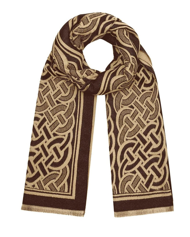 Sjaal met luxueuse print - groen