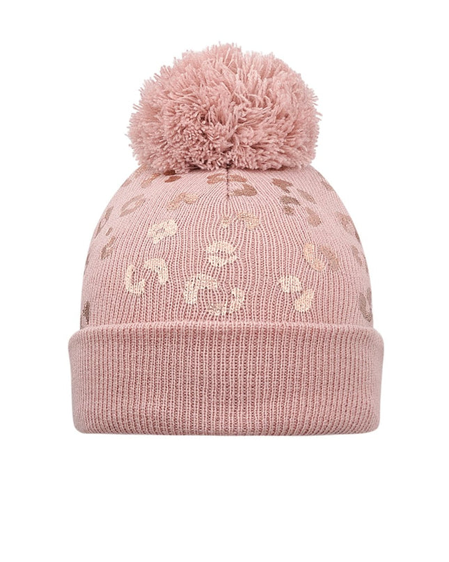 Muts tijgerprint pompom