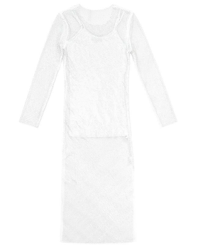 Long sparkly dress - black - S