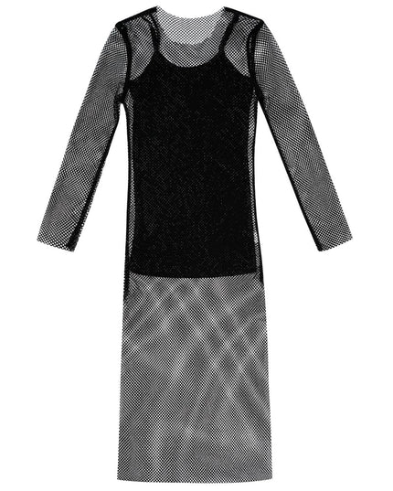 Long sparkly dress - black - S