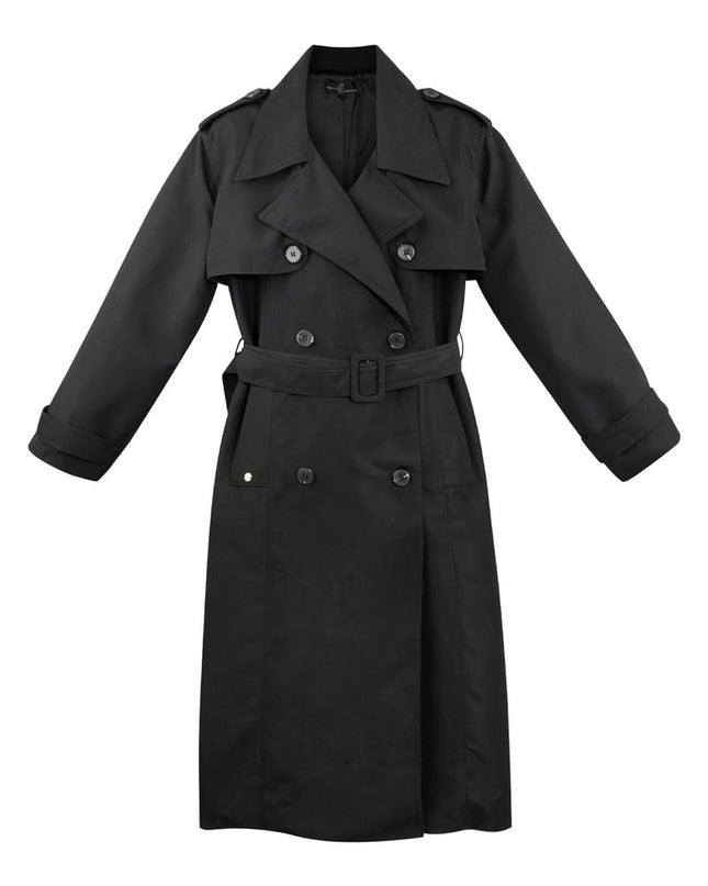 Long basic trench coat - beige S