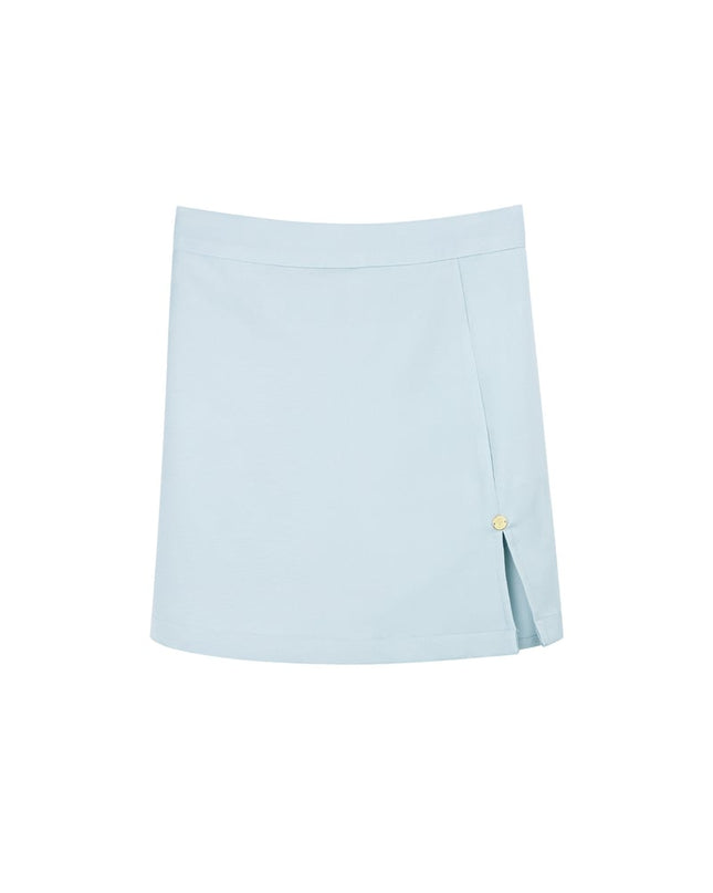 Mini skirt met split
