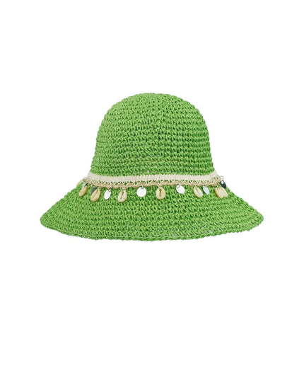 Strandhoed met schelpen