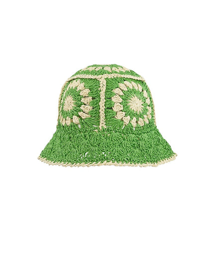 Crochet hoedje met bloemen