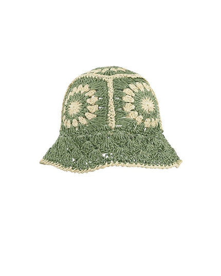 Crochet hoedje met bloemen