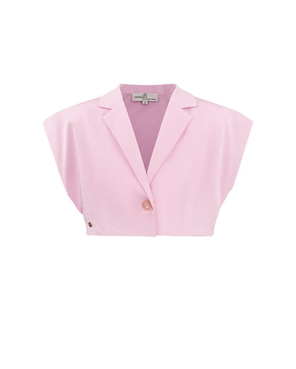 Cropped top met knoop