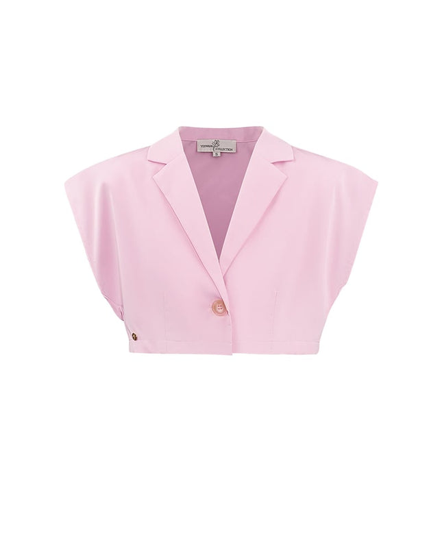 Cropped top met knoop