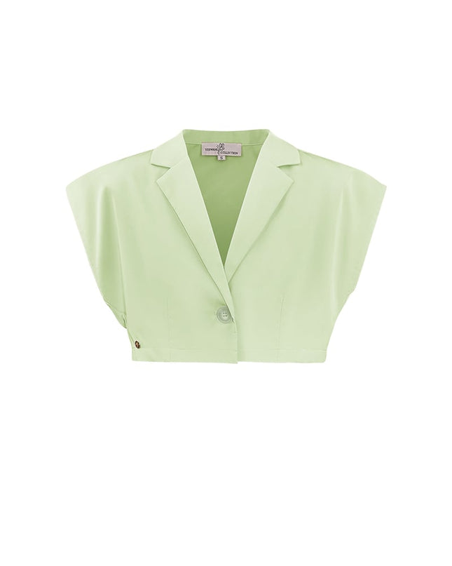 Cropped top met knoop