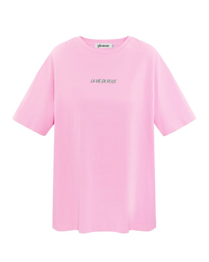 T-shirt la vie en rose - dark gray