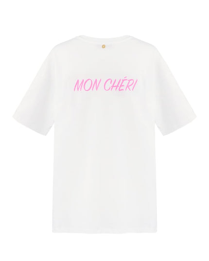 T-shirt mon cheri - white