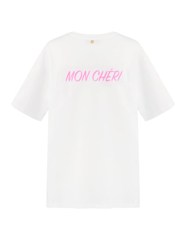 T-shirt mon cheri - white