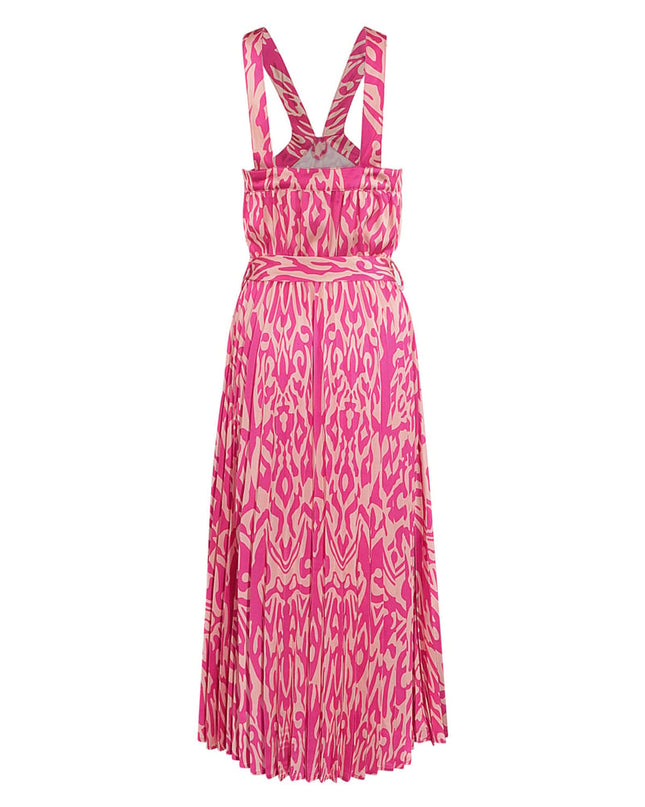 Dress tropical vibes - fuchsia
