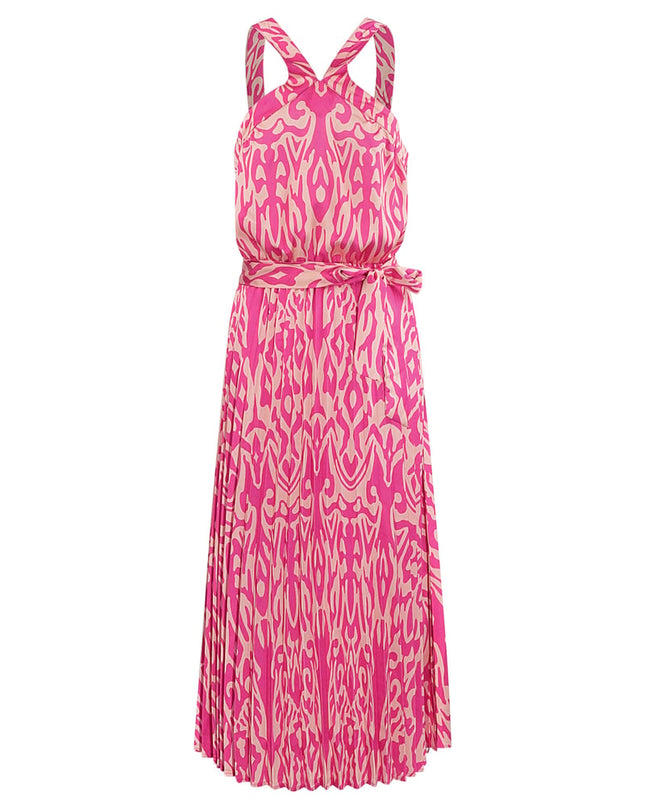 Dress tropical vibes - fuchsia