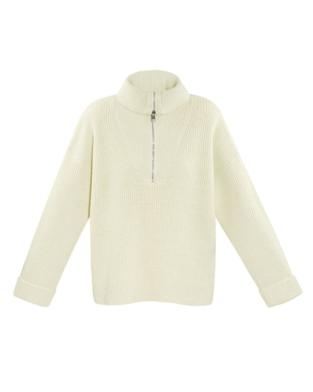 Neutral knit sweater - black