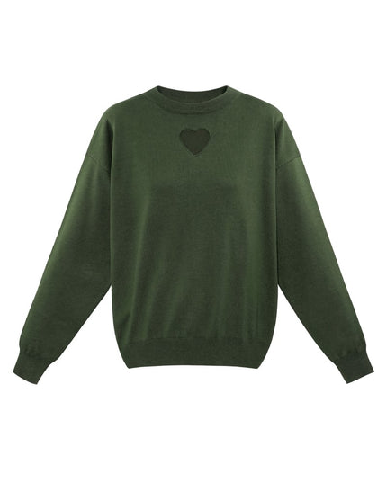 Forever in my heart sweater - dark green 