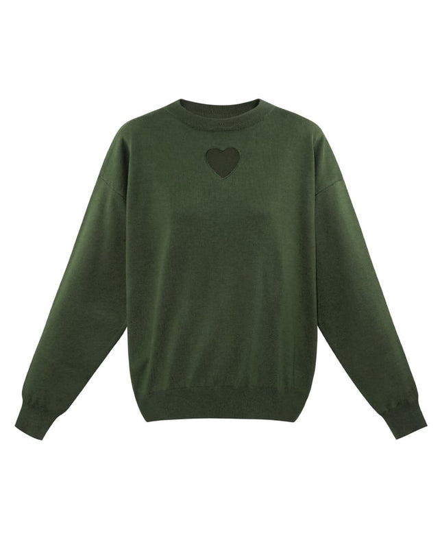 Forever in my heart sweater - dark green 