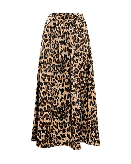 Lange panterprint rok