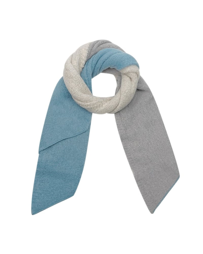 Bright blend zachte sjaal - blauw & grijs