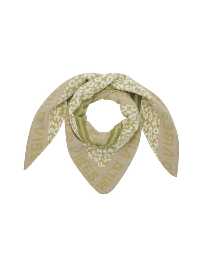 Wild Glow sjaal - groen & felgroen