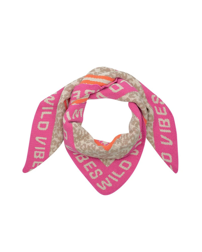 Wild Glow sjaal - groen & felgroen