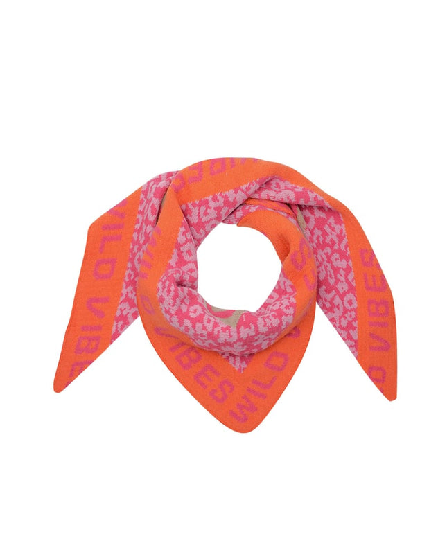 Wild Glow sjaal - groen & felgroen