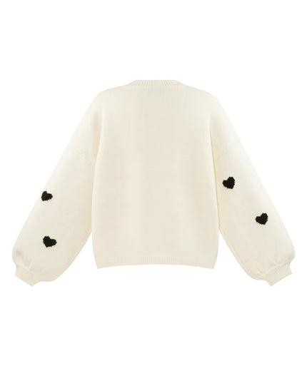 Heartfelt Hugs sweater - off-white