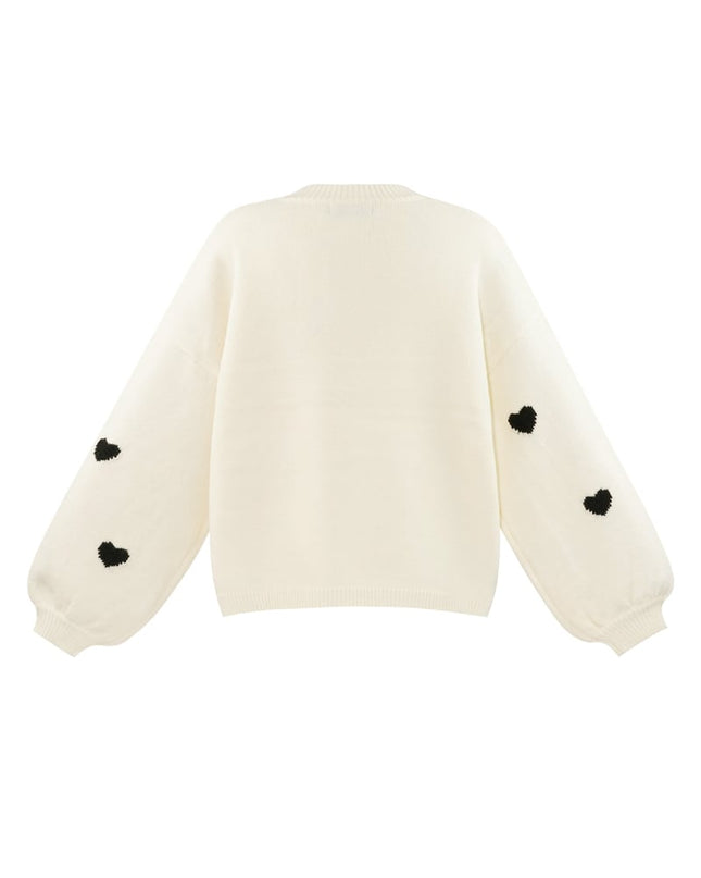 Heartfelt Hugs sweater - off-white