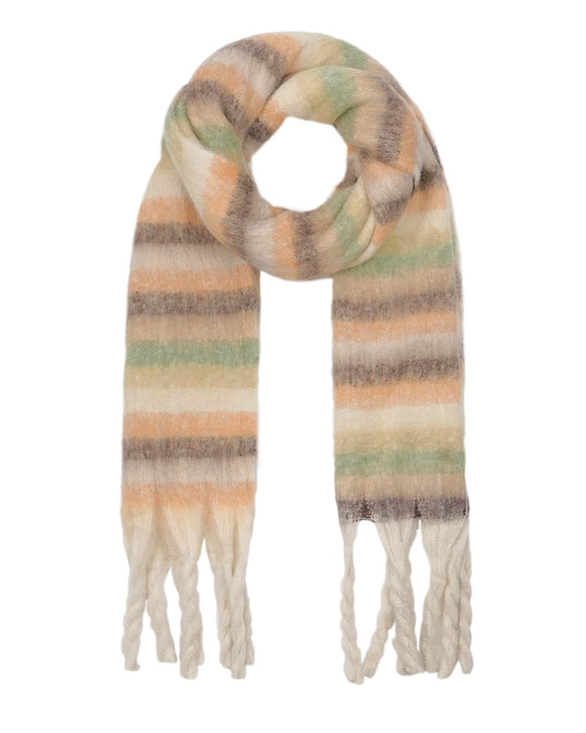 Life in Stripes scarf - pink