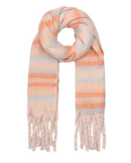 Life in Stripes scarf - pink