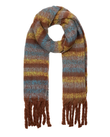 Life in Stripes scarf - pink