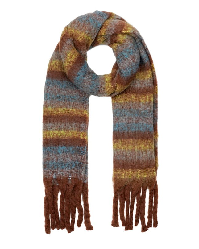 Life in Stripes scarf - pink