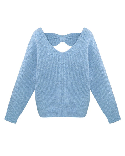 Bowtiful sweater - blue