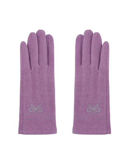 Delicate bow handschoenen