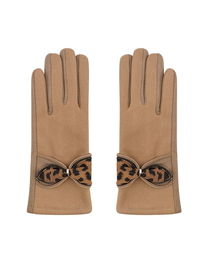 Panter detail handschoenen