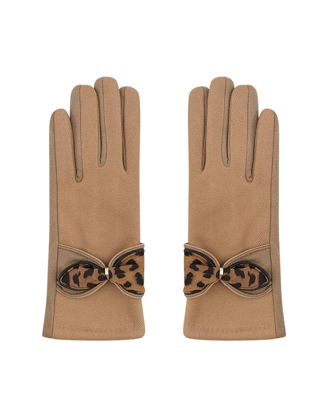 Panter detail handschoenen