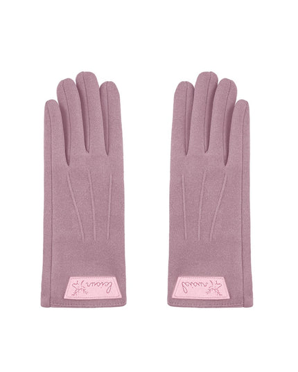 Timeless chic glove - blue