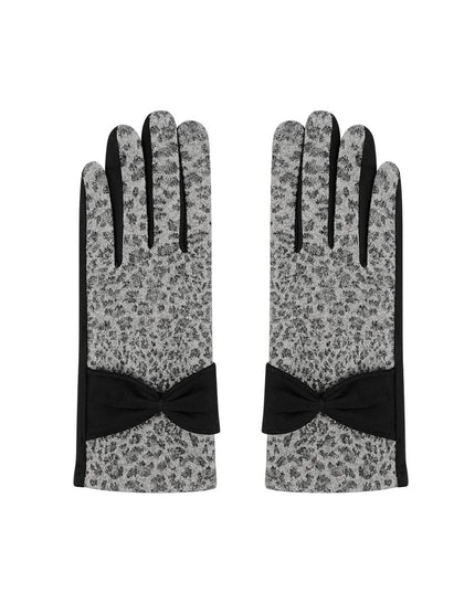 Leopard chic handschoenen