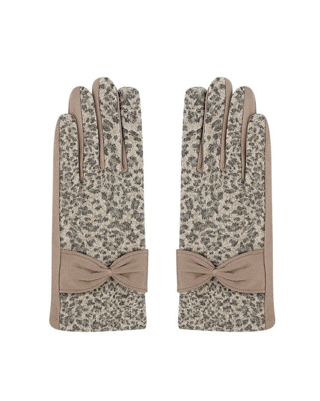 Leopard chic handschoenen